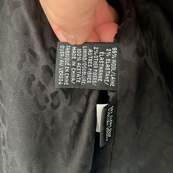 Dana Buchman gray blazer décor down Sz 10 - Picture 6 of 9